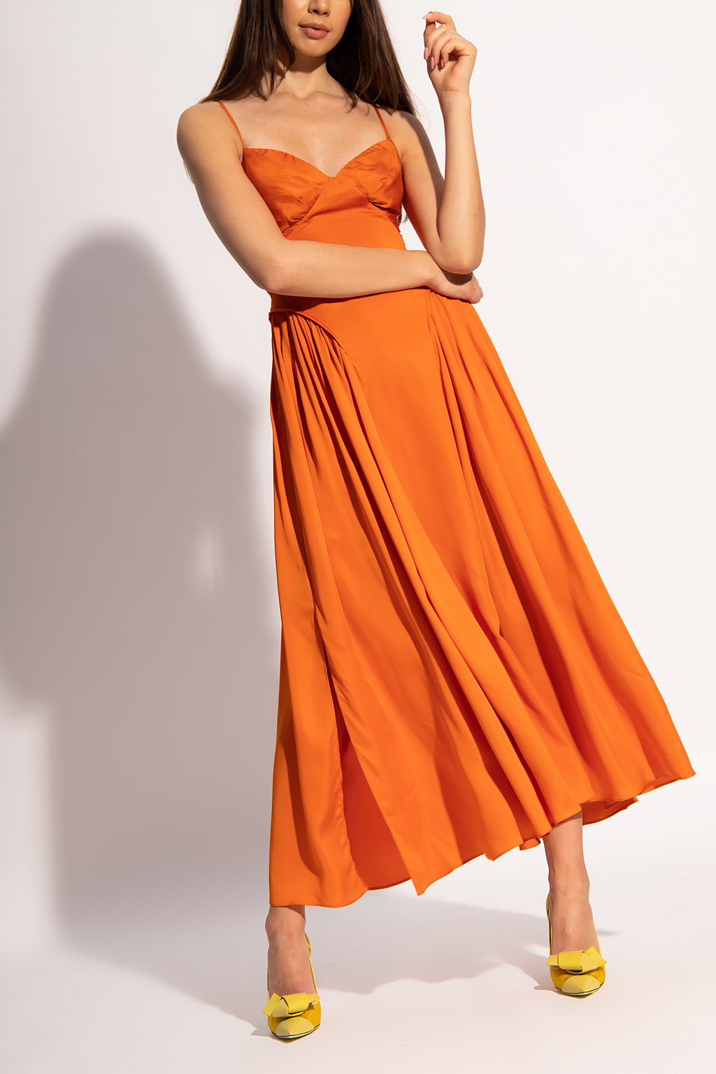 Self portrait orange clearance dress